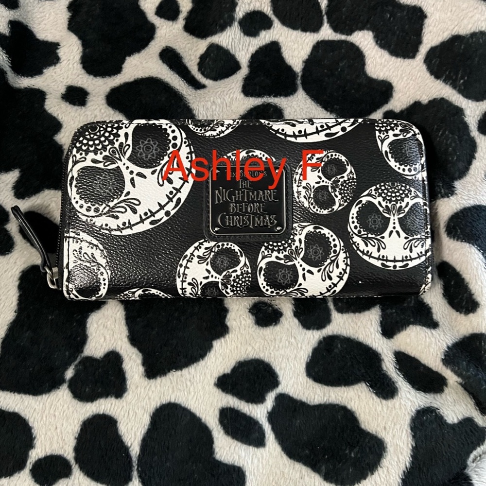 Jack sugar skull nightmare before Christmas loungefly wallet
